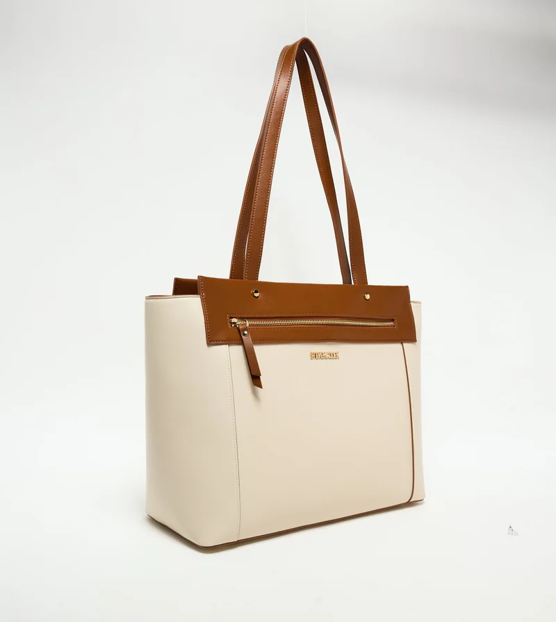 Steve madden minimalist women's brown tote bag
